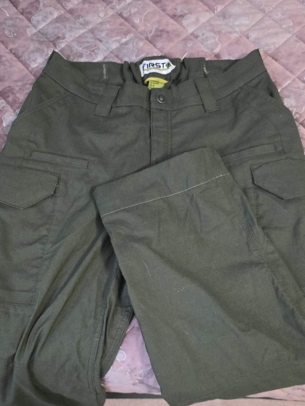 First Tactical Olive Green Cargo Pants